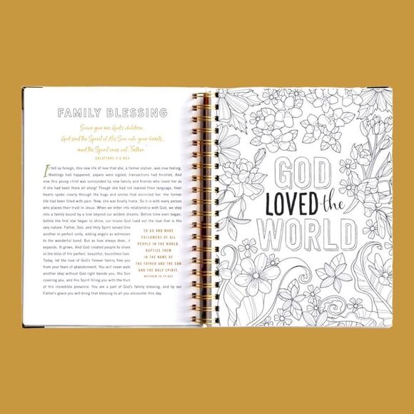 DEVOTIONAL ICOLORING BOOK "SET Your MIND on THINGS ABOVE" BEAUTIFUL ART Gift! - Picture 3 of 10